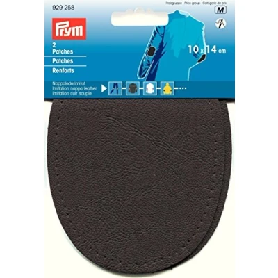 Image of 929258 Patches Nappa Imitation Leather Gray 10 x 14 cm