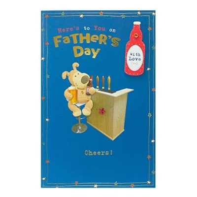 Image of Boofle Father&#039;s Day Card for Him Cute Design