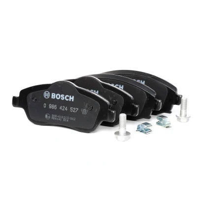 Image of 1605316, 1605317, 93370275, 95520061 Brake pad set BOSCH 0 986 424 527 VAUXHALL: Corsa Mk2, COMBO Meriva Mk1, OPEL: C Hatchback