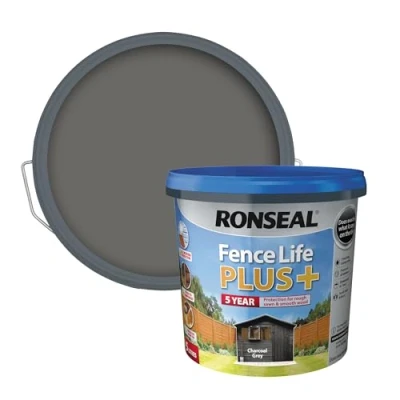 Image of Ronseal Fence Life Plus Charcoal Grey 5L