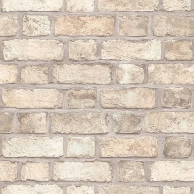 Image of FH37516 Homestyle Graphic Brick Design Beige Cream Galerie Wallpaper