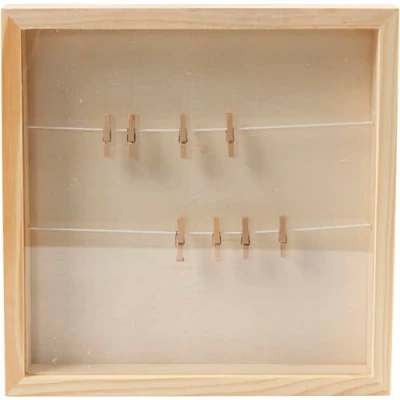 Image of 57453 Create Craft 3D Frame with Pegs 23x23cm Empress Tree 1pc