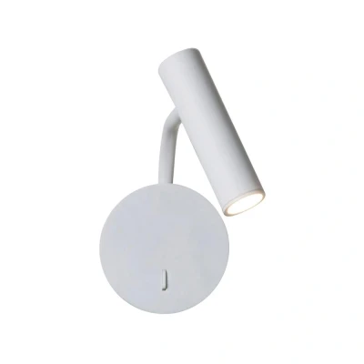 Image of Enna Wall LED Matt White Reading Light Astro