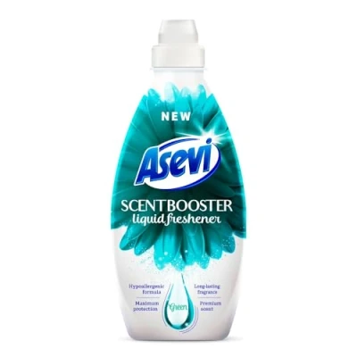 Image of Asevi Liquid Laundry Freshener, In Wash Scent Booster, Perfume, 720ml, 36 Washes, Green