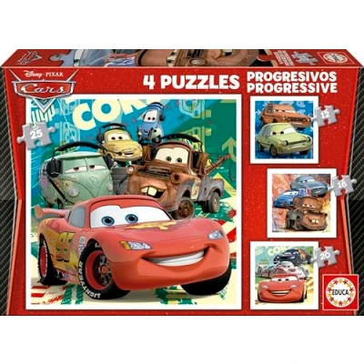 Image of Educa Borras Progressive Puzzle Cars 2