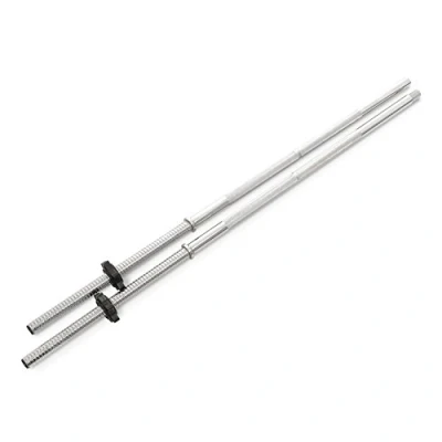 Image of BODYPOWER 5&#039; Hollow 2 Piece Standard Spinlock Bar with Collars