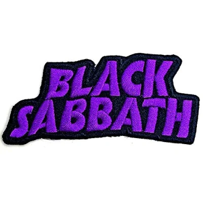 Image of Black Sabbath Patch Cut Out Wavy Band Logo Official One Size