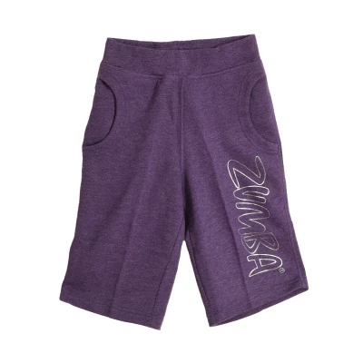 Image of Zumba Womens Sports Shorts Z2B00044 woman Violet Cotton Size X Small