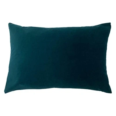 Image of furn. Contra Velvet Feather Filled Cushion Teal One Size