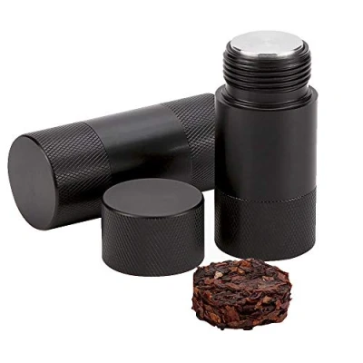 Image of Spespo Aluminum metal Pollen Press Presser Compressor herb Grinder Tobacco Spice Crusher 6.1x2cm Lipstick design