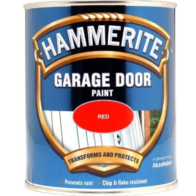 Image of Hammerite 5092852 750ml Garage Door Paint Smooth Red