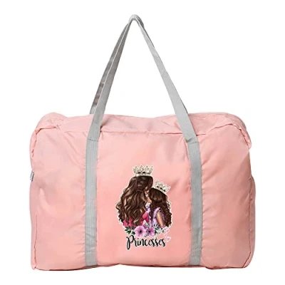 Image of Cabin Bag 45x36x20 for Easyjet Airlines Underseat Travel Holdall Carry on Hand Luggage Weekend Packable Duffel Bag,Sports Fitness (Princess)