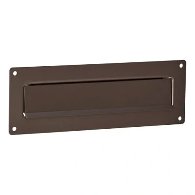 Image of Burg Wächter Porta 796 BR Through The Wall Letterbox, Brown