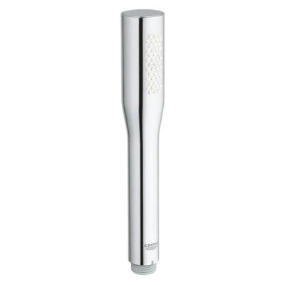 Image of GROHE Vitalio Get Stick Hand Shower 1 Spray Pattern (Water Saving 9.5 l/min Flow Limiter, Easy Clean Anti Limescale System, Universal Mounting System), Plastic, Chrome, 27458000