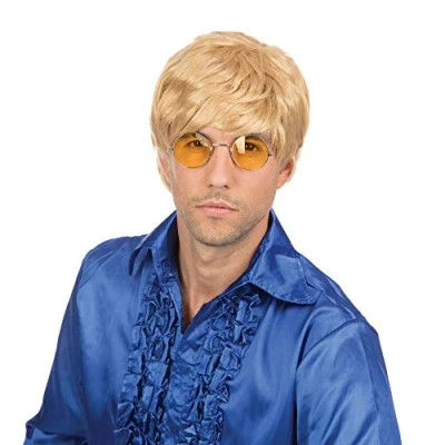 Image of Bristol Novelty BW069 Short Blonde Male Wig, One Size