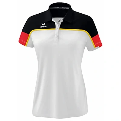 Image of Erima Women&#039;s „Change Polo Shirt, White/Black/red, 36