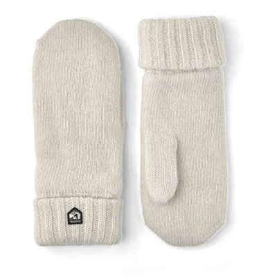 Image of Hestra Bonnie Knit Mittens (6 HS cream white)
