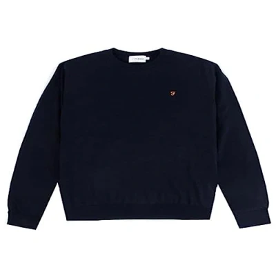 Image of Farah Mens Mullen Crew Sweater Vintage Green XL