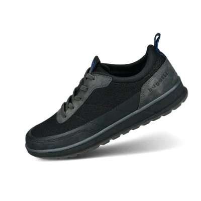 Image of bugatti Men&#039;s Artic Lace up, Black Dark Grey, 8 UK