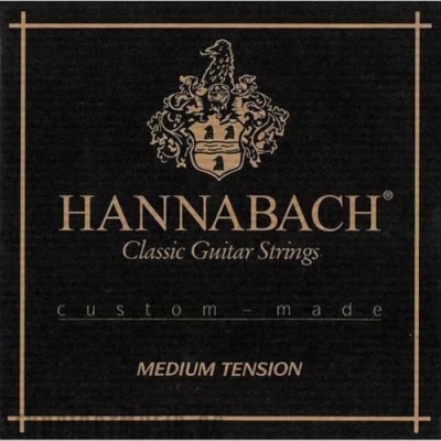 Image of Hannabach Classical Guitar Strings Series 728 Medium Tension Custom Made 3 Bass String Set 7287MT
