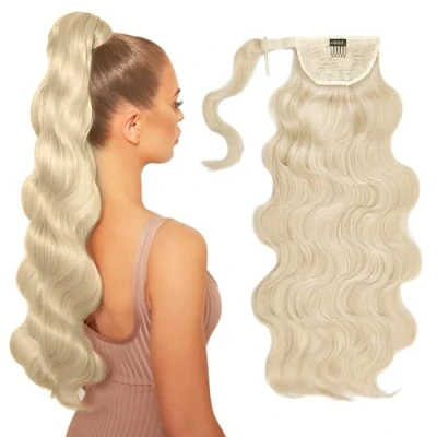 Image of GRANDE 26 INCH HOLLYWOOD WAVE WRAPAROUND PONY HAIR EXTENSION