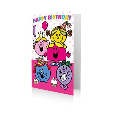 Image of Little Miss Birthday Card, Happy