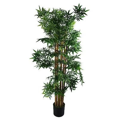 Image of Leaf Design UK Artificial Plants/Trees, Silk, 150cm Oriental Bamboo