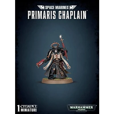 Image of GAMES WORKSHOP 99120101180&quot; Space Marines Primaris Chaplain Plastic Kit