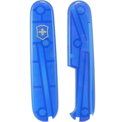 Image of Victorinox Plus Scales Translucent Blue with Pen Slot for 91mm Swiss Army Knife Handles