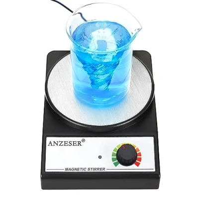 Image of ANZESER Magnetic Stirrer Mixer 3500 RPM with Stir Bar Max Stirring Capacity 3000mL (UK PLUG)