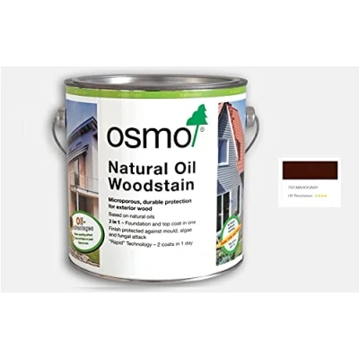 Image of Osmo Natural Oil Woodstain Mahogany 750ml