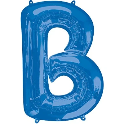 Image of Letter Y Supershape Blue Foil Balloons 34&quot;/&quot;86cm