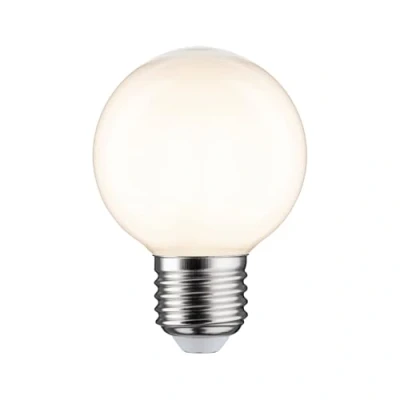 Image of Paulmann 28989 Filament LED Globe G60 E27 7W 230V 780lm 60mm Opal Glass 2700K Warm White lamp, 7 W