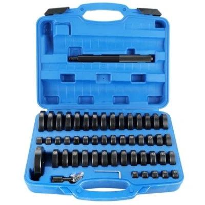 Image of DASBET 52 in 1 Custom Bushing Driver Tool Set Wheel Axle Bearing Race Seal Installer Bush &amp; Press 18mm 65mm