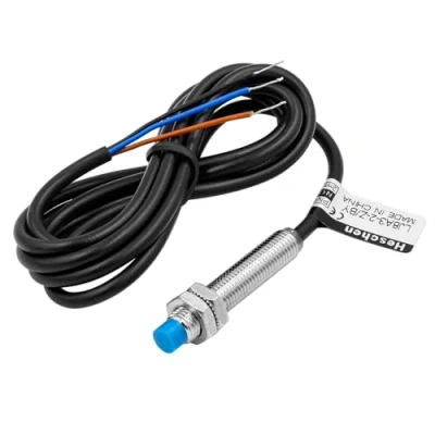 Image of Heschen M8 Inductive Proximity Sensor Switch Non Shield Type LJ8A3 2 Z/BY Detector 2mm 10 30VDC 200mA PNP Normally Open(NO) 3 Wire