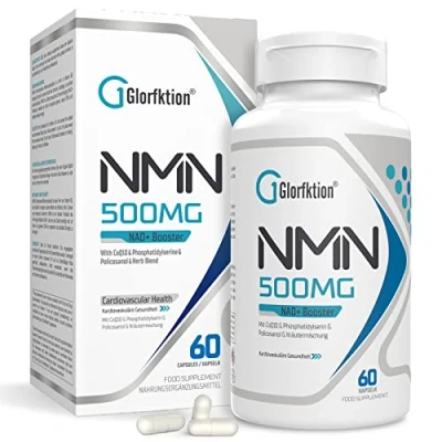 Image of NAD Supplement 750mg Advanced Contains All 7 Ingredients in 1 Capsule NAD+ Booster for Anti Aging 60 Count Capsules (60 (Pack of 1))