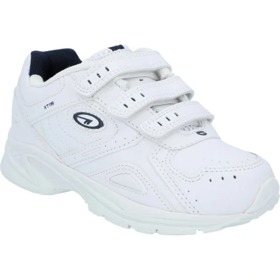 Image of Hi Tec Unisex Kids Xt115 Ez Jnr Fitness Shoes, White Navy 011, 2 UK