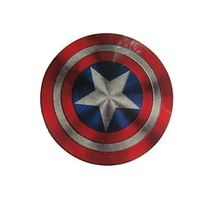 Image of Fat catz copy Super Hero Captain America Shield style iron on heat transfer clothes patch
