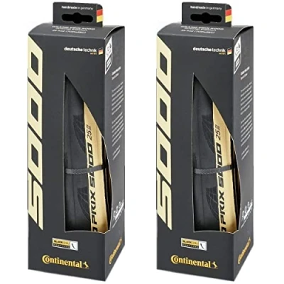 Image of Continental Grand Prix Cover 5000 700 x 28 Folding Black/Cream 622, bike