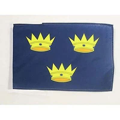 Image of AZ Flag Munster 18&#039;&#039; x 12&#039;&#039; 100% Polyester Province of Ireland Small Banner with Two Cords Fade Resistant Vivid Colors 18x12 in 45x30 Cm