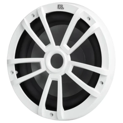 Image of JBL Stage Marine Subwoofer Waterproof 10 Inch (250 mm) 600 Watt High Seaworthy Boat Speaker Bass Box UV and Saltwater Resistant Outdoor Colour: White