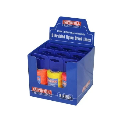 Image of Faithfull Brick Line Replacement Dispenser Reel CDU, 9 Piece FAIBLDISPCDU