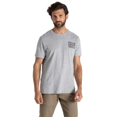Image of Craghoppers Mens Lucent T Shirt M Soft Grey
