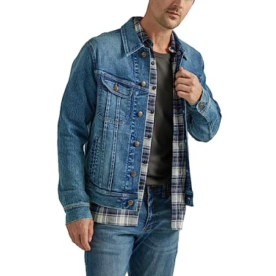 Image of Lee Men&#039;s Extreme Motion Rider Jacket, Carzi (Medium Blue), XL