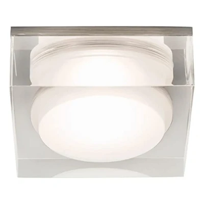 Image of Vancouver LED Bathroom Surface Mounted Downlight Clear Acrylic IP44