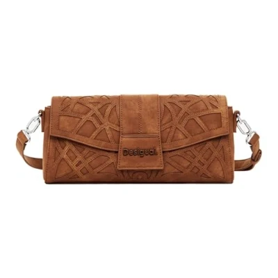 Image of Desigual Women Accessories PU Shoulder Bag, Brown, One Size