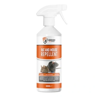 Image of Gardian Defence Rat and Mouse Repellent Spray 500ml Rodent Pest Control, Quick Durable Protection for Indoors Outdoors, Eco Friendly, Family Safe, Ready to Use Mice