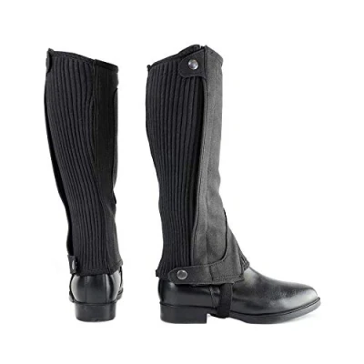 Image of Hy Amara Half Chaps Black Child X Large