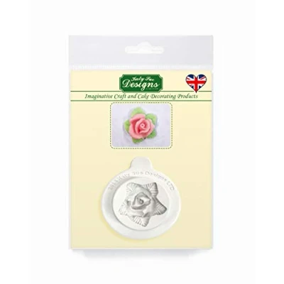 Image of Katy Sue Designs Rose Embellishment Silicone Mould for Cake Decorating, Cupcakes, Sugarcraft, Candies and Clay, Food Safe