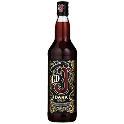 Image of Admiral’s Old J Dark Spiced Rum 40 Percent ABV 70cl Bottle